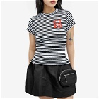 Charles Jeffrey Women's Baby T-Shirt in Black/White Stripe