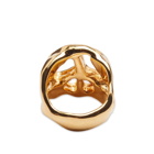 Ambush Men's Peace Ring in Gold
