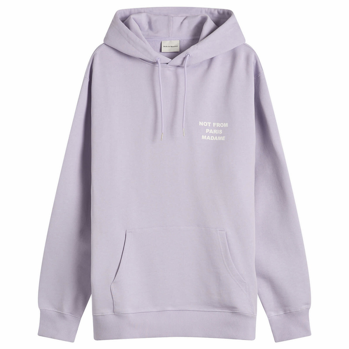 Drôle de Monsieur Men's Slogan Hoodie in Lavender