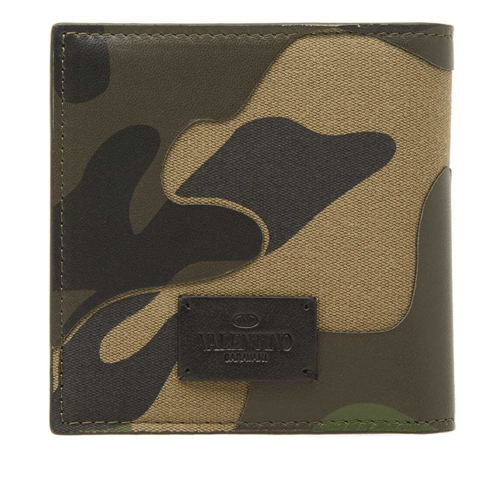 Photo: Valentino Bonded Camouflage Billfold Wallet
