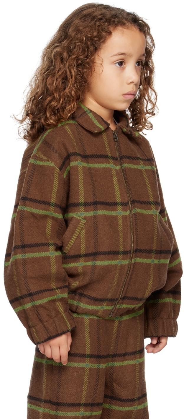 The Animals Observatory Kids Brown Falcon Jacket