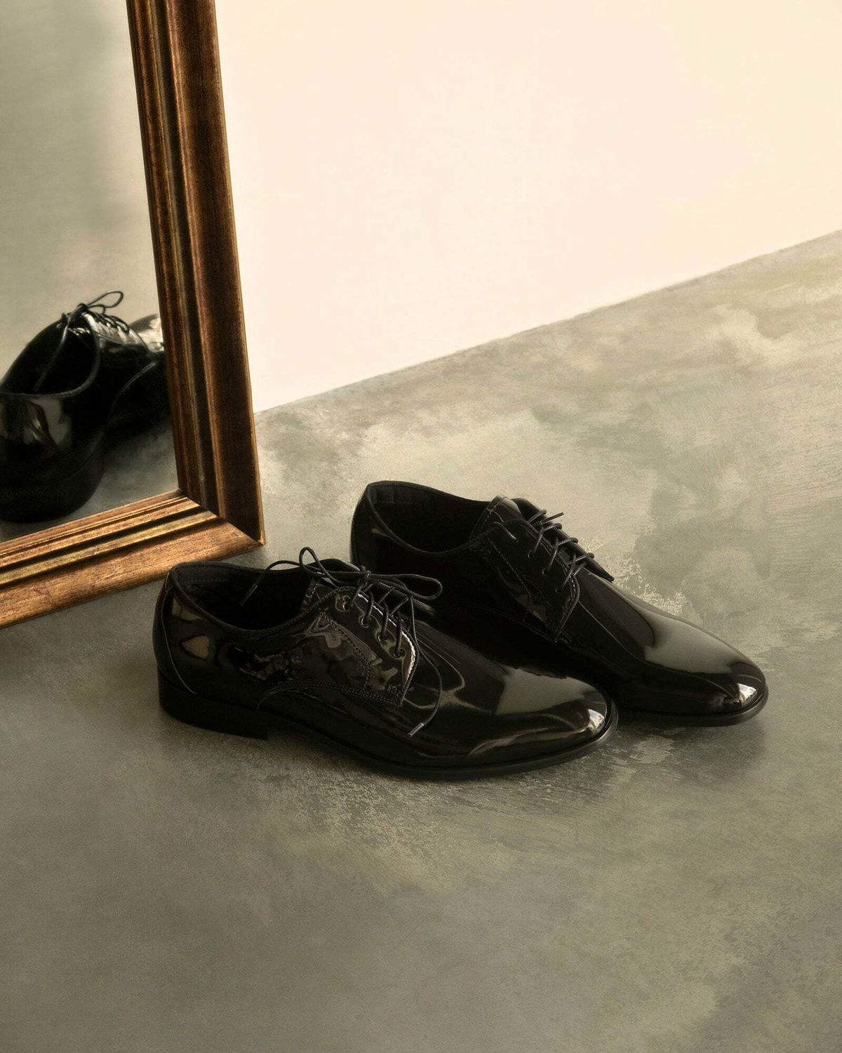 Steve Madden Laurent Dress Shoes in Black Patent