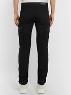 Balmain - Slim-Fit Cotton-Blend Cargo Trousers - Black