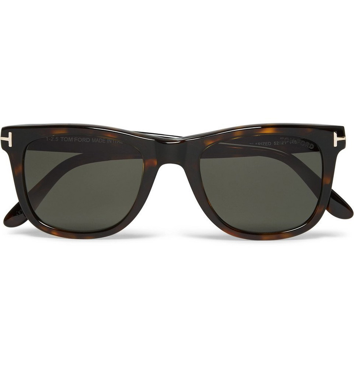 Photo: TOM FORD - D-Frame Tortoiseshell Acetate Polarised Sunglasses - Tortoiseshell