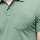 Sunspel Men's Riviera Polo Shirt in Thyme