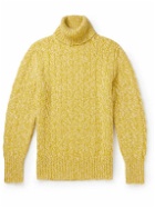 ERDEM - Nikos Wool Rollneck Sweater - Yellow