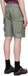 paria /FARZANEH Green Cotton Shorts