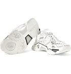 CALVIN KLEIN 205W39NYC - Strike 205 Mesh, Suede, Neoprene, and Leather Sneakers - Men - White