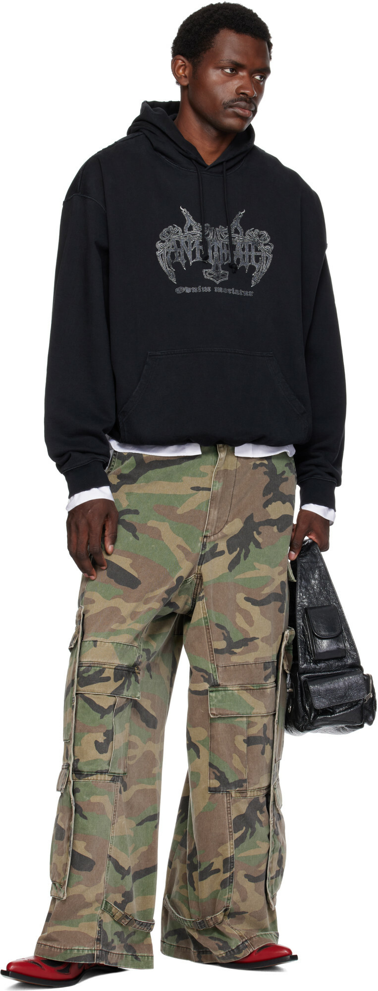 VETEMENTS Black 'Antihate' Hoodie