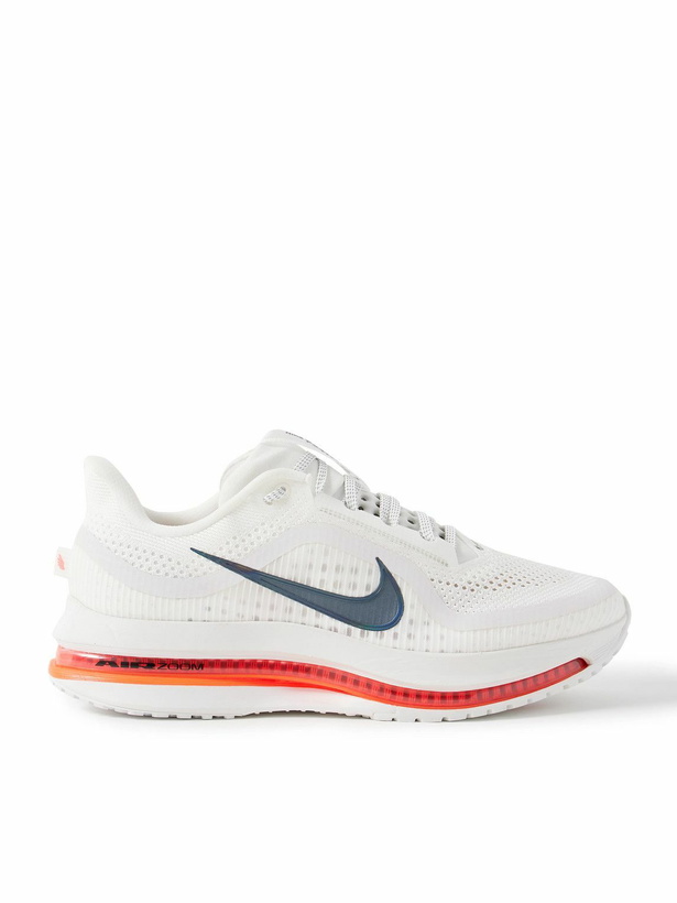 Photo: NIKE RUNNING - Pegasus Premium Rubber-Trimmed Mesh Running Sneakers - White