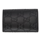 Gucci Black Gucci Signature Key Case