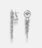 Yeprem 18kt white gold (750/1000) earrings with diamonds