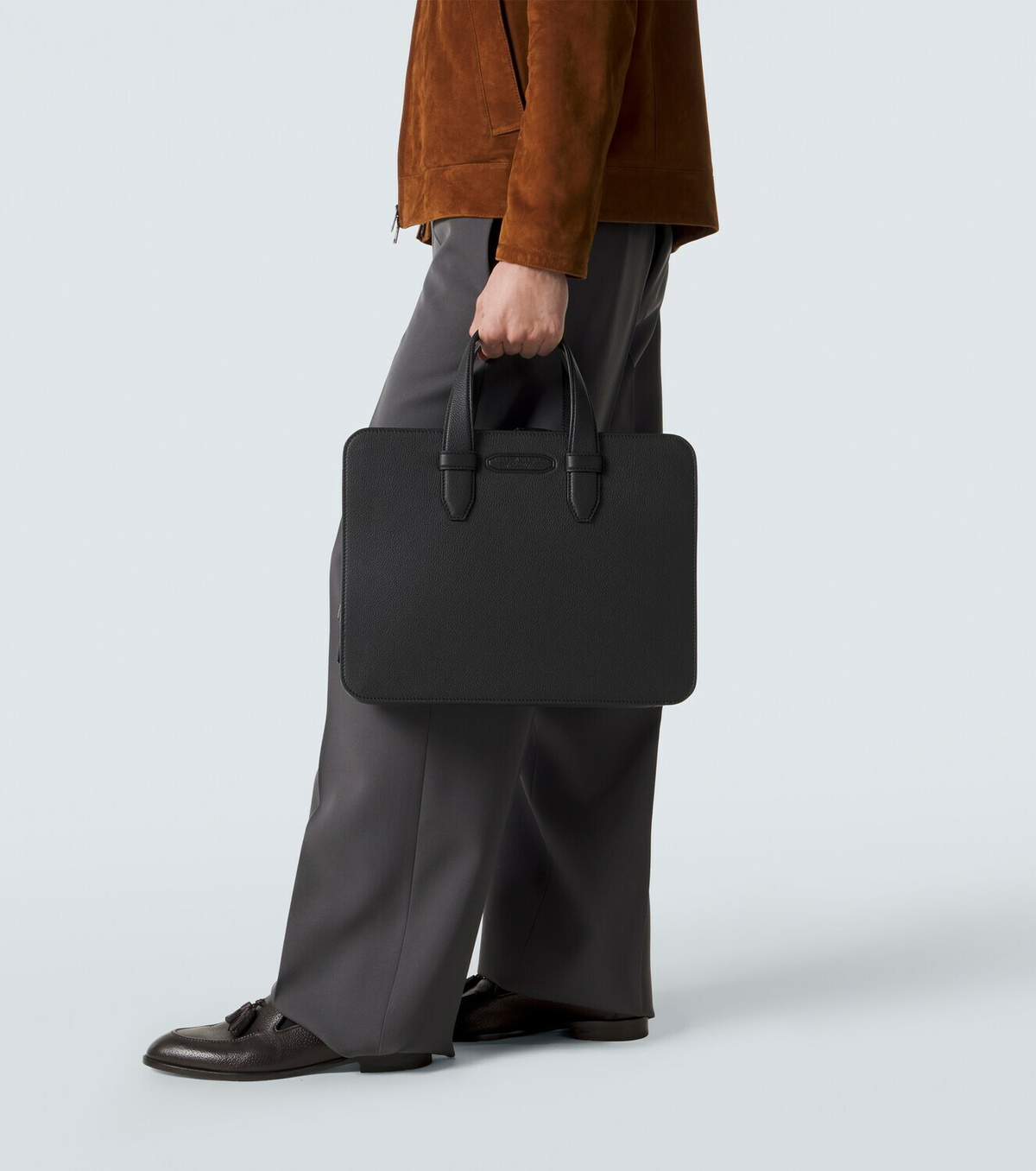 Brioni Leather briefcase