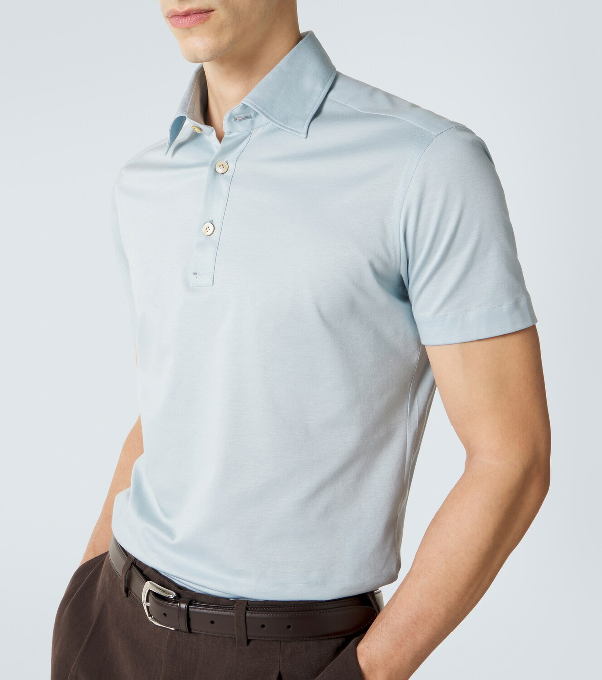 Kiton Cotton polo shirt
