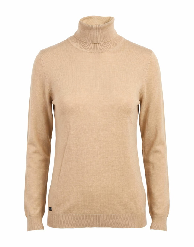 Photo: Lauren Ralph Lauren Womens Turtleneck in Beige