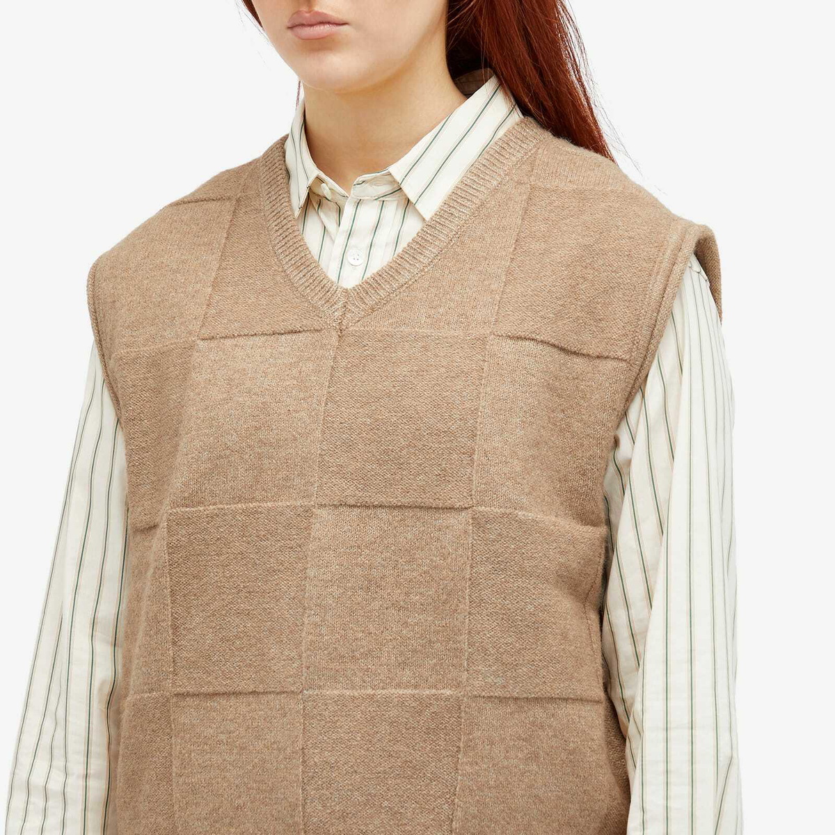 DUNST Women's Essential Knit Vest in Camel