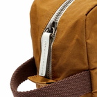 Ally Capellino Simon Waxed Cotton Washbag in Brown