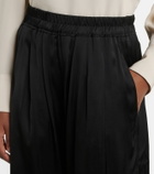 Isabel Marant Nolia satin wide-leg pants