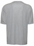 BRUNELLO CUCINELLI - Lurex Striped Crewneck T-shirt