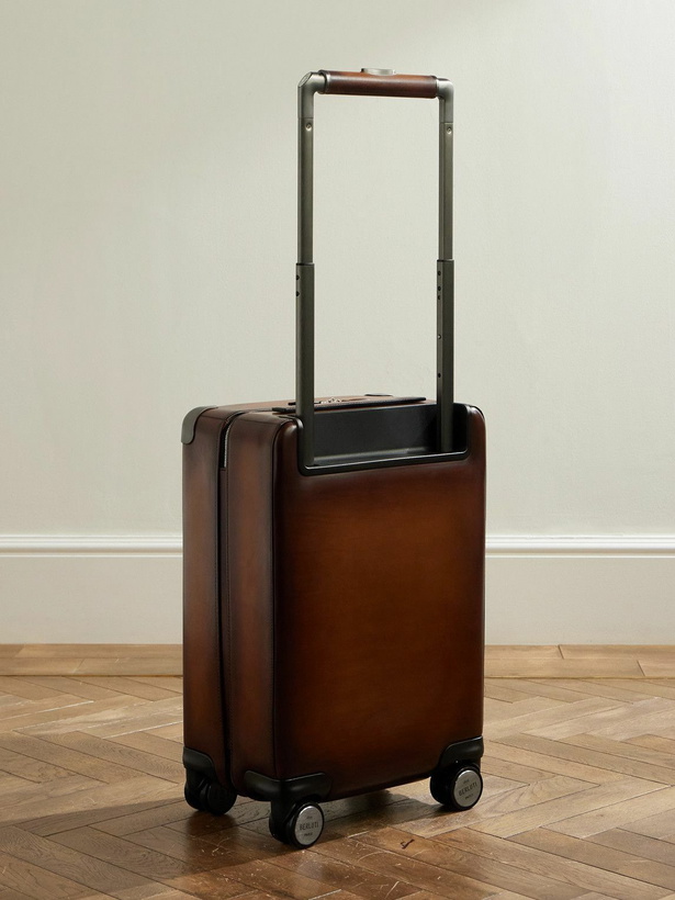 Photo: Berluti - Formula 1005 Scritto Neo Venezia Leather Suitcase