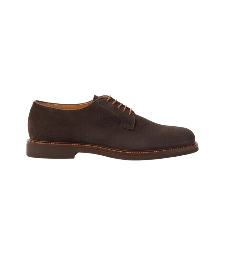 Photo: Brunello Cucinelli Suede Derby shoes