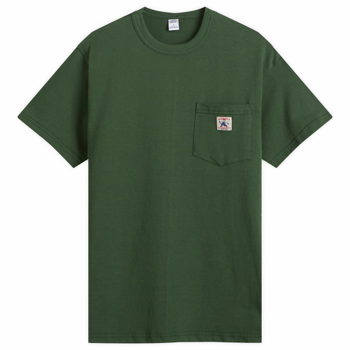 Photo: Randy's Garments Men's Randy’s Garments  Logo Pocket T-Shirt in Dark Green