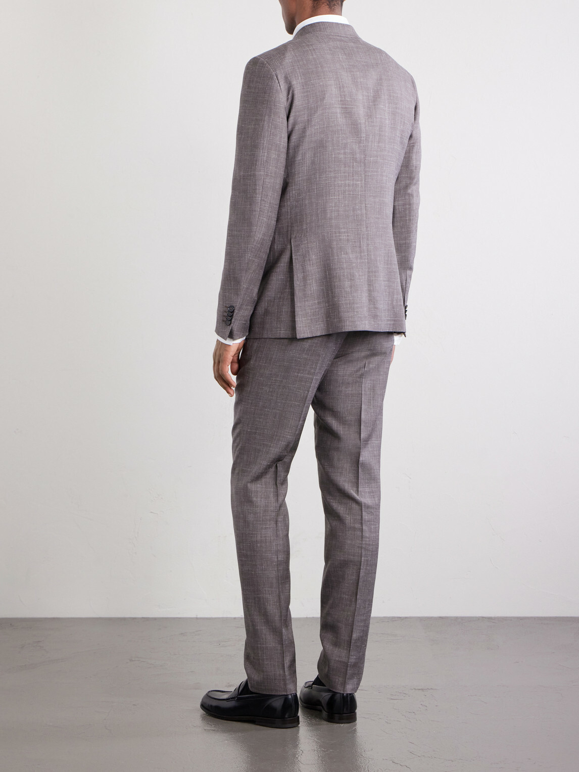 Zegna - Wool, Silk and Linen-Blend Suit Jacket - Brown