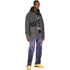 Off-White SSENSE Exclusive Black Galaxy Brush Hoodie