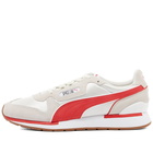 Puma Men's Space Lab Sneakers in Vaporous Grey/Red/White