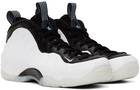 Nike White & Black Air Foamposite One Sneakers