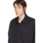 Sulvam Black Poplin Overshirt