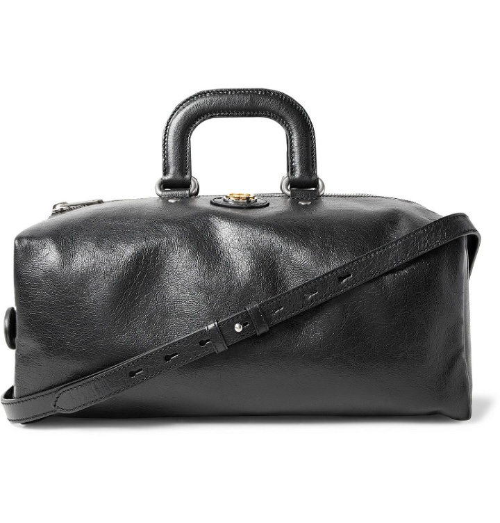 Photo: Gucci - Morpheus Convertible Textured-Leather Bag - Black