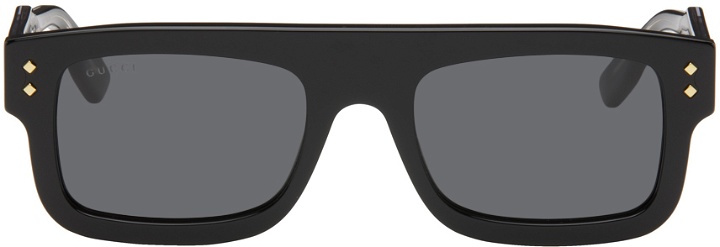 Photo: Gucci Black Square Sunglasses