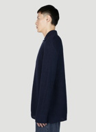 Our Legacy - Polo Sweater in Dark Blue