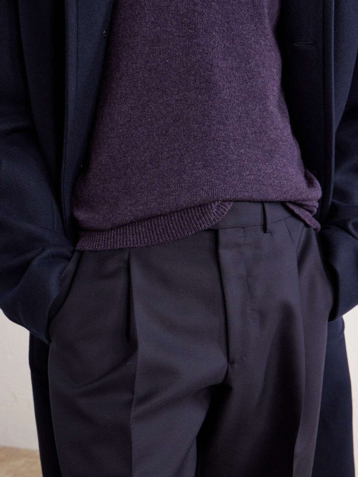 William Lockie - Wool Sweater - Purple