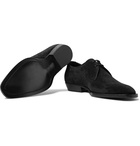 SAINT LAURENT - Wyatt Suede Derby Shoes - Black