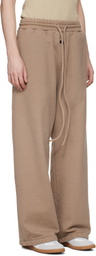 Fear of God Beige Sunfaded Wide Leg Sweatpants