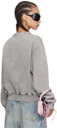 Acne Studios Gray Blurred Sweatshirt