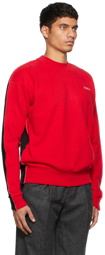 Marni Red & Black Paneled Sweatshirt