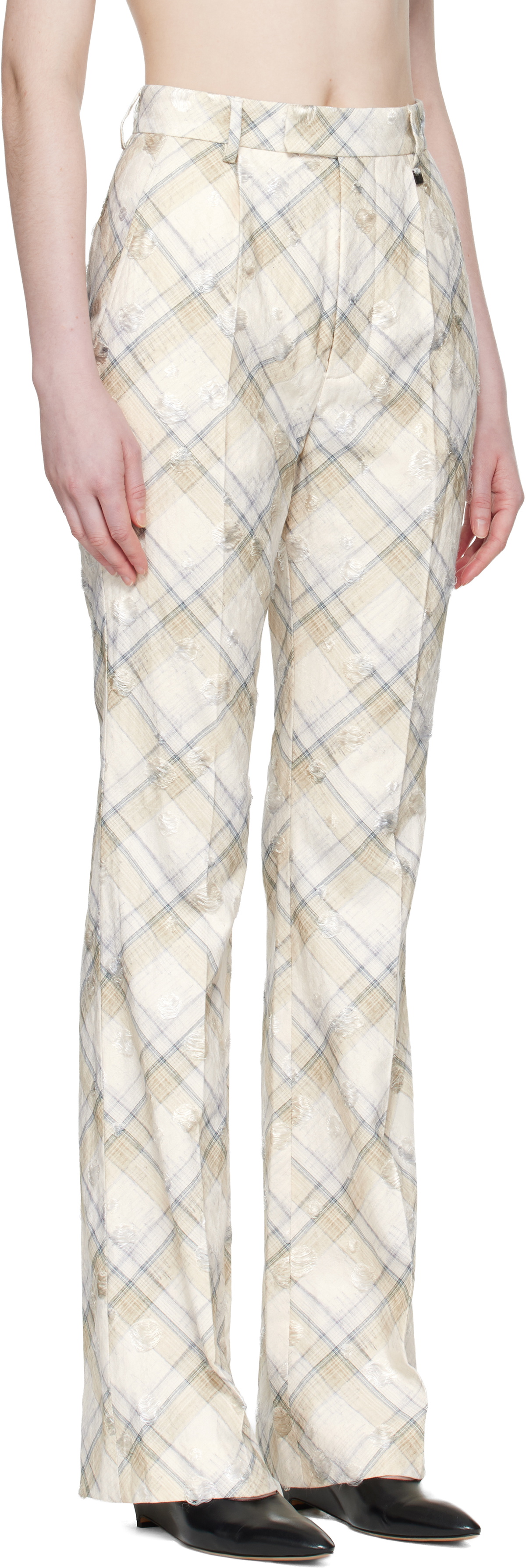 Vivienne Westwood Beige Ray Trousers