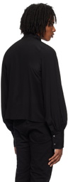 Enfants Riches Déprimés Black Pussy Bow Shirt