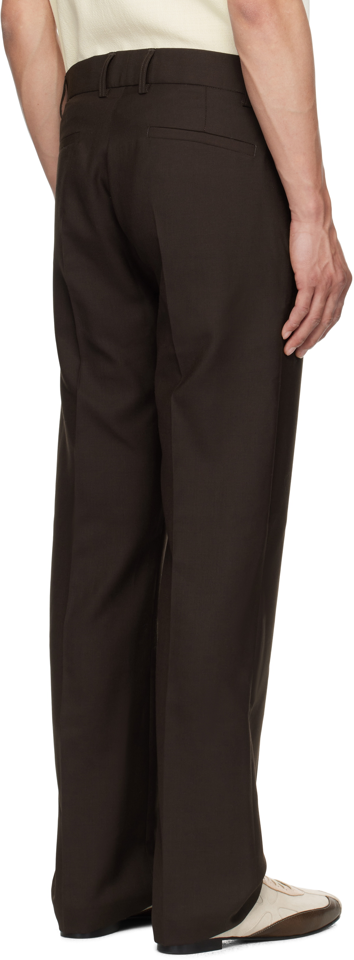 Séfr Brown Mike Suit Trousers
