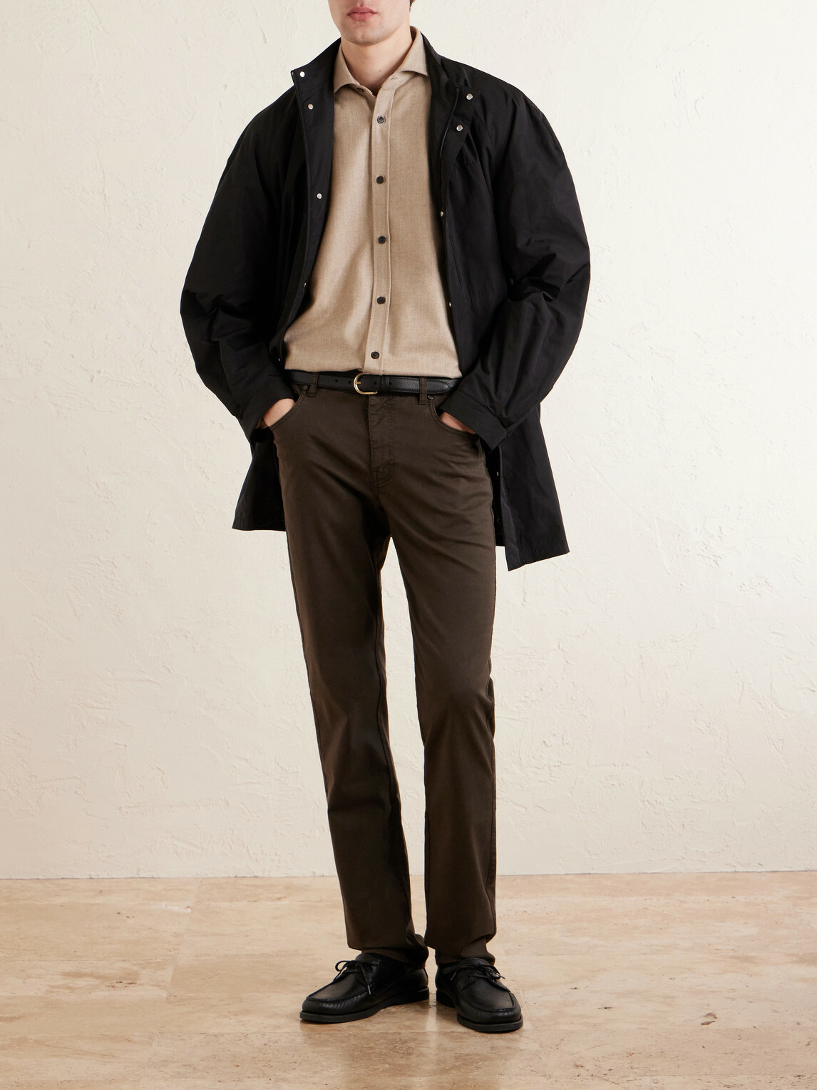 Purdey - Slim-Fit Straight-Leg Cotton-Blend Twill Trousers - Green
