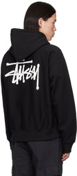 Stüssy Black Zip Hoodie