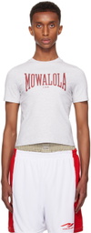 Mowalola Gray Sweat Tea T-shirt