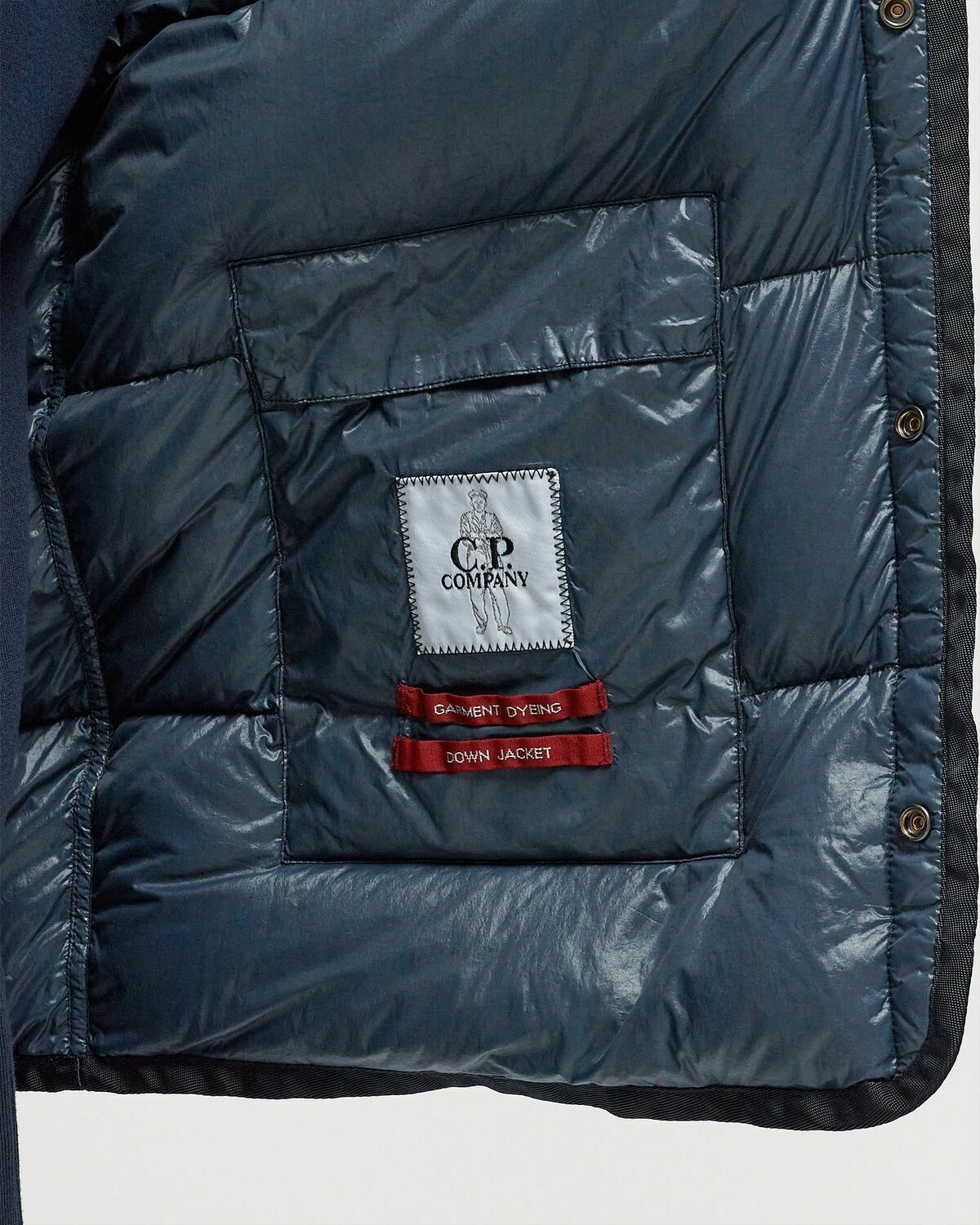 C.P. Company Outerwear Long Jacket In Micro Kei Black Parkas
