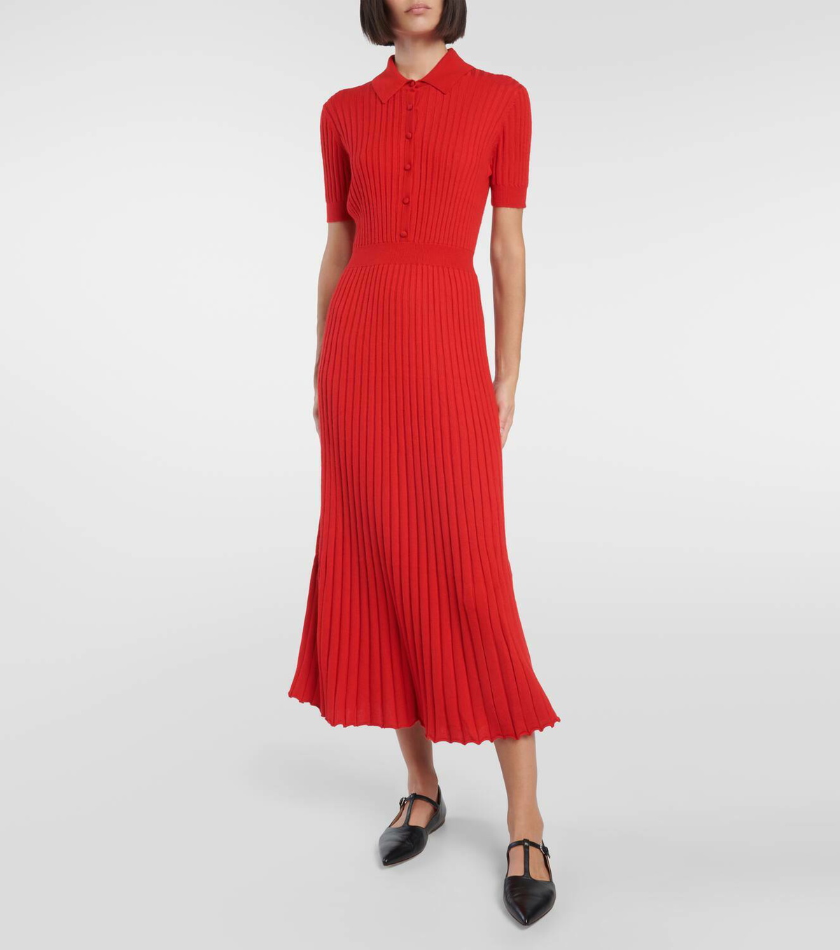 Gabriela Hearst Amor silk and cashmere midi dress Gabriela Hearst