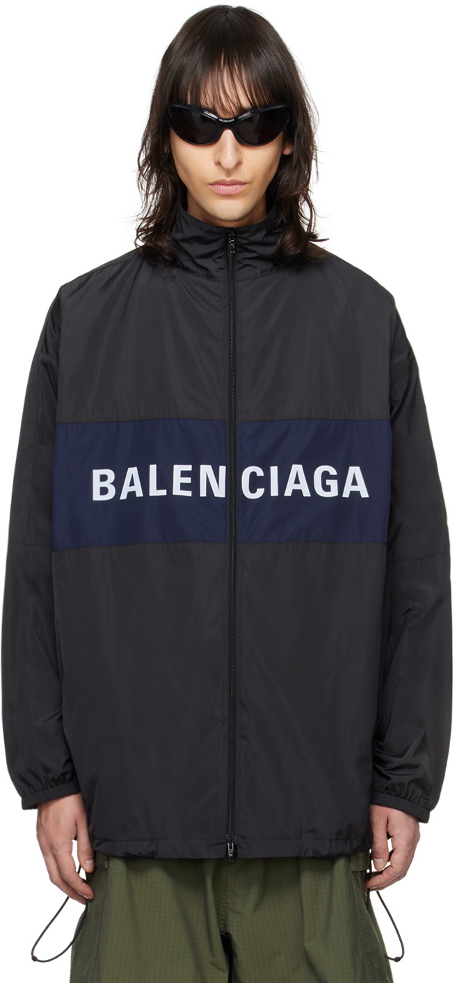 Balenciaga Black Zip-Up Jacket Balenciaga