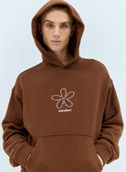 Awake NY Flower Stamp Zip Hooded Sweatshirt