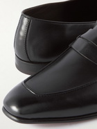 Zegna - L'Asola Leather Penny Loafers - Black